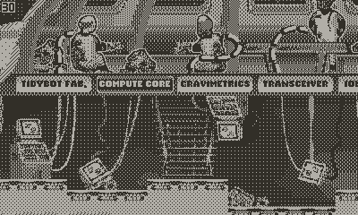 An animated screenshot of Widget Satchel II, showing UI elements on the bridge.