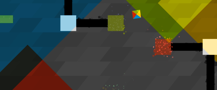A stylized screenshot of Color Jumper.